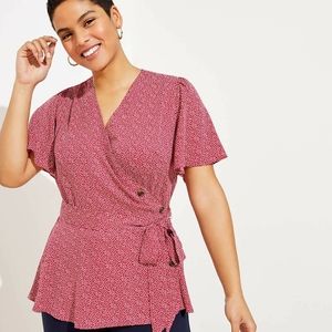 LOFT Wrap Blouse